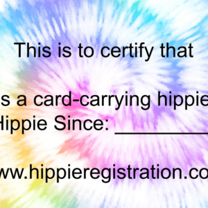Hippie Card